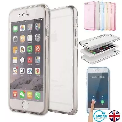 360 CLEAR Case For IPhone 11 Pro Max Cover Silicone Gel Shockproof Protective  • £4.75