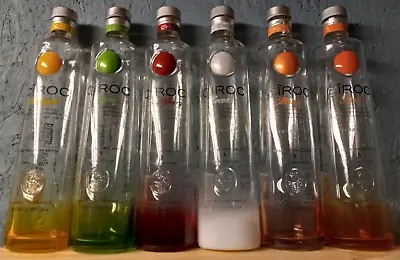 Lot Of 6 Empty 1 Liter Ciroc Vodka Bottles With Caps! Green Apple Coconut Peach! • $198.95