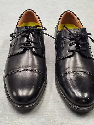 Florsheim Comfortech Mens Cap Toe Casual Shoes Size 7 D Leather Black • $35