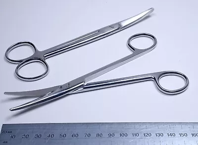 2x V. Mueller #SU1811 Mayo Dissecting Scissors 6¾  Curved Stainless Surgical • $37.80