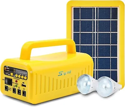 Portable Power Station - Battery Generator With Solar Generator (Solar Panel In • $55.95