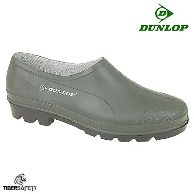 Dunlop B350611 Green Unisex Comfy Waterproof Garden Welly Shoes Gardening Clogs • £14.95