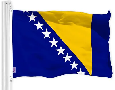Bosnia Herzegovina Bosnian Herzegovinian‎ Flag 3x5 Ft Printed 150D Polyester • $12.99