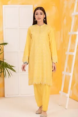 Lakhany 02 Piece Ready To Wear Embroidered Shirt & Trouser -  LSM-2818 • £25.99