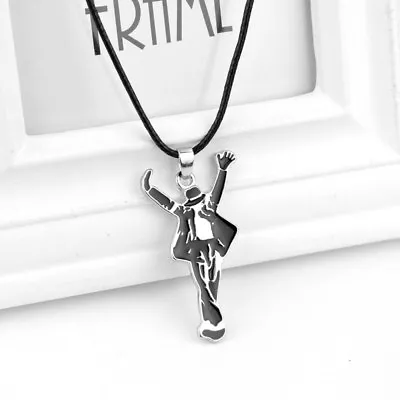 Michael Jackson Dancing Alloy Pendant Necklace  New • $13.49