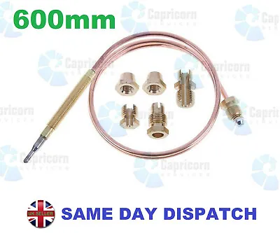 Universal Thermocouple 600mm Long With M6 Threaded End - Free Postage • £5.49