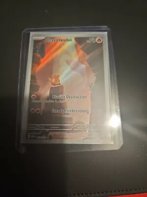 Pokémon TCG Charmander Scarlet & Violet-151 168/165 Holo Illustration Rare • $25