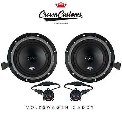 Vw Caddy 6.5  Speaker Upgrade Vibe 540 Watts Car Audio Mk4 Fitment Plug N Play • $230.01