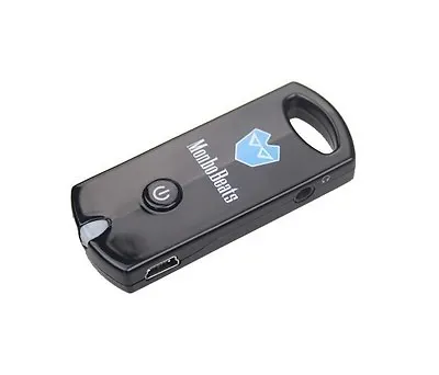 Monobeats Wireless Bluetooth Audio Receiver For Speakers Docks Iphone Ipad Black • £7.99