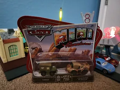 Disney Pixar Mattel World Of Cars Mini Adventures Sarge's Boot Camp NIP • $19.99