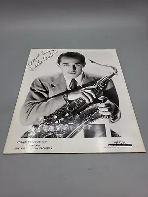 Charles Venturo Autographed Hand Signed 8.25  X 10  Photograph Black & White • $349.99