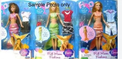 Playmate H2O JUST ADD WATER RIKKI EMMA CLEO FULL MOON FASHION DLX Mermaid OUTFIT • $29.99