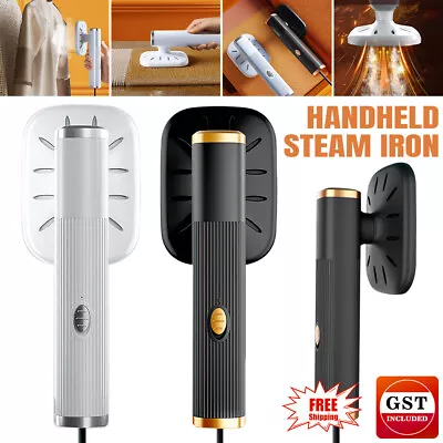 Portable Micro Steam Iron Mini Professional Handheld Clothes Garment Steamer AU • $17.88