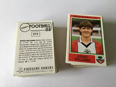 Panini Football 85 Stickers - Complete Your Collection (£1 Per Sticker) • £1