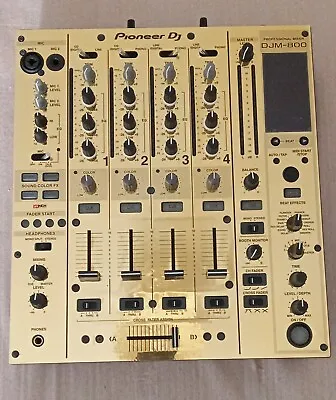 Pioneer Professional DJM 800 DJ Mixer - With Mirror Gold Finish • $978.60