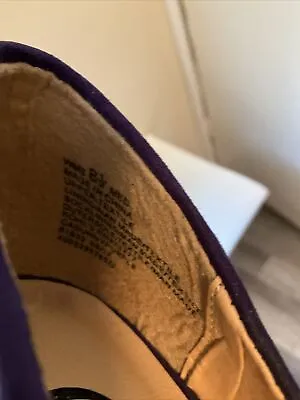 Vintage Candies Purple Suede High Heel Slip On Open Toe • $20