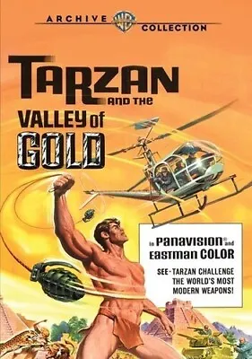 DVD Tarzan And The Valley Of Gold (1966) NEW Mike Henry Manuel Padilla Jr • $10.99