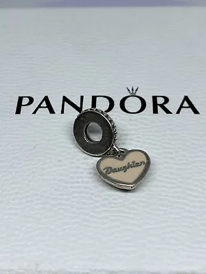 PANDORA  Daughter Hearts Dangle Charm No Box !!!! • £14.99