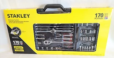 NEW Stanley 170PC Mechanics Tool Set - SAE & Metric 170 Piece Set 96-011 • $87.99