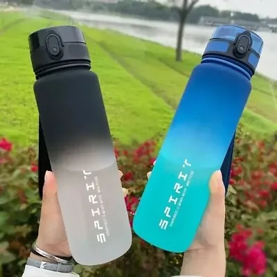 1 L Sports Water Bottle Perfect For Outdoor Travel Gym Fitness • $25.30