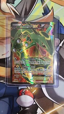 RAYQUAZA EX FULL ART 123/124 Dragons Exalted  Holo Pokemon Card NM/LP • $280