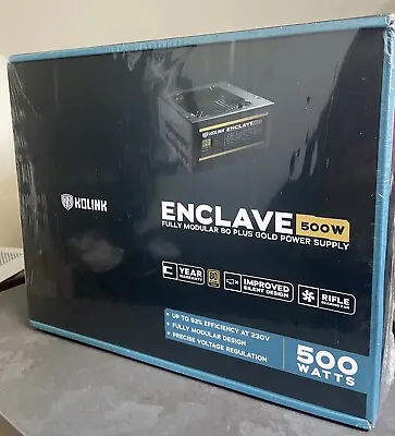 Kolink Enclave 500W 80 Plus Gold Modular Power Supply • £59.99