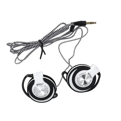  Wired Headset Clip On Ear Headphones EarHook Earphone Stereo Headphones For Mp3 • $7.40