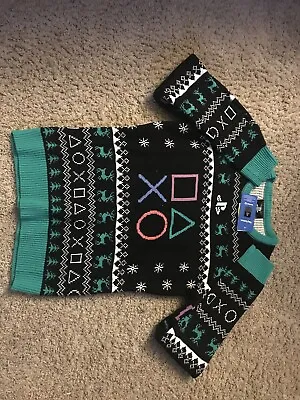 $24.99 • Buy Playstation XO Holiday Christmas Ugly Sweater NWT, All Sizes From S To XXL