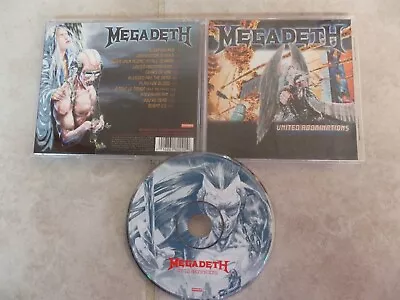 Megadeth United Abominations CD Hard Rock Heavy Metal Rare Out Of Print • $4.75