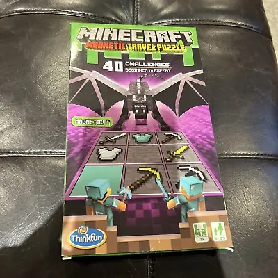 Minecraft Magnetic Travel Puzzle  40 Challenges From Beginner To Expert • $10.15