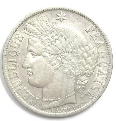 France 1851-a Silver 5 Francs • $22.50