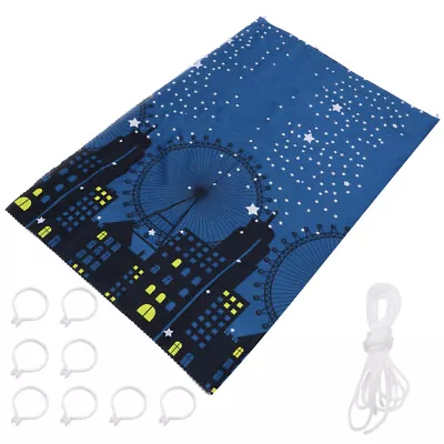  Blackout Cloth City Star Bed Curtain Bedroom Cabin Privacy For Protection Net • £12.99