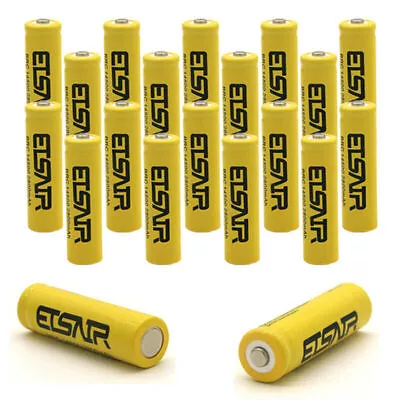 ETSAIR 14500 Battery 2800mAh Li-ion 3.7V Rechargeable Batteries Cell AA Size LOT • $5.79