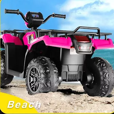 Kids ATV Ride On Toy 12V 4 Wheeler Battery Powered Quad Toy Vehicle With Music • $119.99