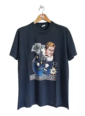 Vintage Wayne Gretzky Caricature 1988 T-shirt NHL Hockey LA Kings Size XL  • $150