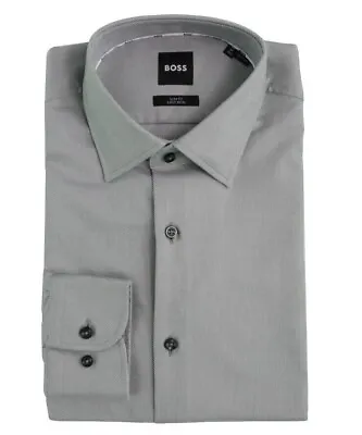 Hugo Boss Slim Fit Stretch Twill Dress Shirt   (128.00) • $53.10