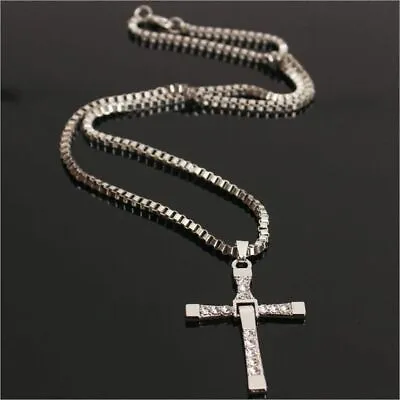 Cross Necklace The Fast And The Furious Vin Diesel Item Metal Men's Jewelry New • $5.99