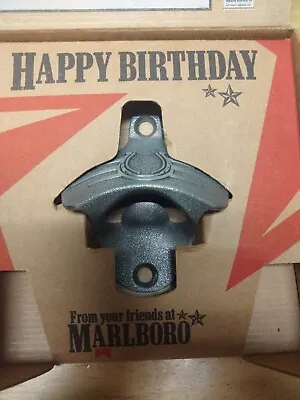 Marlboro 2010 Lucky Horseshoe Bottle Opener Happy B-Day New In Box Collector  • $20