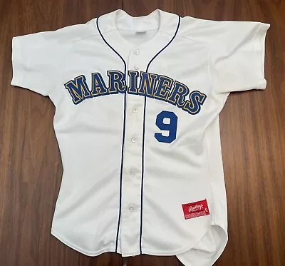 Bellingham Mariners #9 Late 80s 90s Rawlings Game Worn Jersey Size 42 M Seattle • $249.99