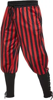 Medieval Men's Renaissance Pirate Pants Viking Gothic Cosplay Halloween Costume • $23.99