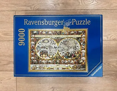 Ravensburger 9000 BIG WORLD MAP 1611 Jigsaw Puzzle By Pieter Van Den Keere • $144.51