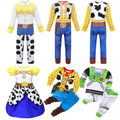 £7.28 • Buy Toys Story Woody Jessie Buzz Lightyear Costume Adults Kids Fancy Dress Clothes,