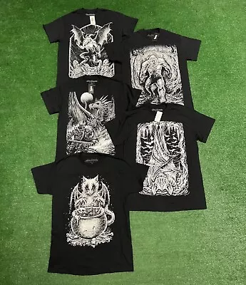 Lot Of 5 NEW T Shirts Vampire Freaks Goth Emo Horror Cyber Punk Mall Size Medium • $60