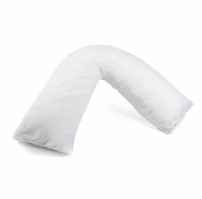 V Shaped Pillow Soft Non-Allergenic Maternity Nursing Orthopaedic Back Support • £10.99