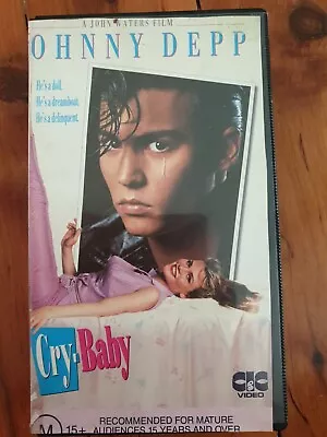 Cry Baby Vhs Tape Johnny Depp • $1