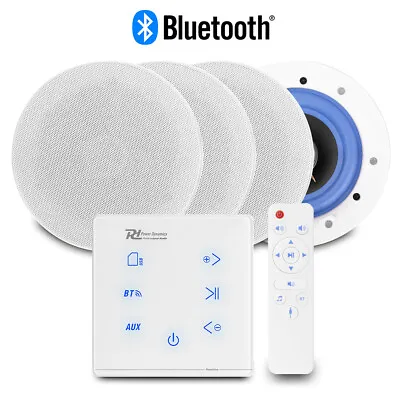 £239 • Buy Bluetooth Ceiling Speaker Set - 4x ESCS6 6.5  And A100W Home Audio Music System