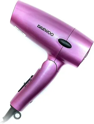 Daewoo New 1200w 220 Volt Travel Folding Hair Dryer 220V-240V For Export NON-USA • $29.90