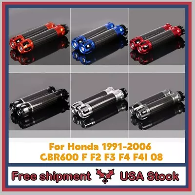 7/8  Motorcycle Handle Bar Grips For Honda 1991-2006 CBR600 F F2 F3 F4 F4I 08 • $13.92