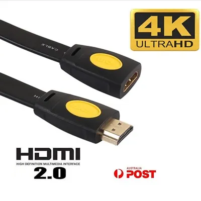 HDMI Extension Cable Male To Female Lead V2.0 3D 4K For PS4 Xbox HDTV 0.5 10M 3m • $47.99