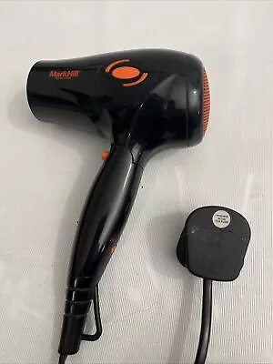 Small Mark Hill MHTD-1 Electric Hairdryer Black Working Hair ￼dryer Used • £14.99